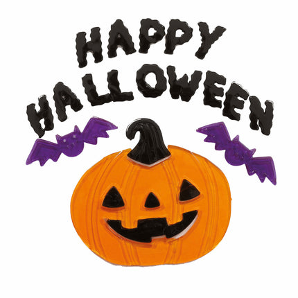 Décoration de fenêtre pour Halloween Joyeux Halloween