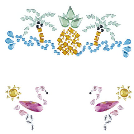 Autocollants pour le visage Hawaii