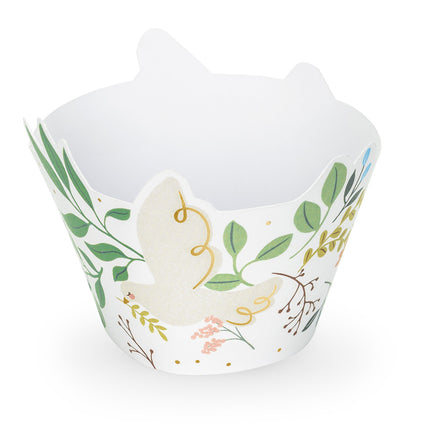Moules à cupcake Fleurs 6pcs