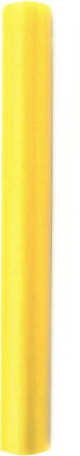 Tissu Organza jaune 36cm 9m