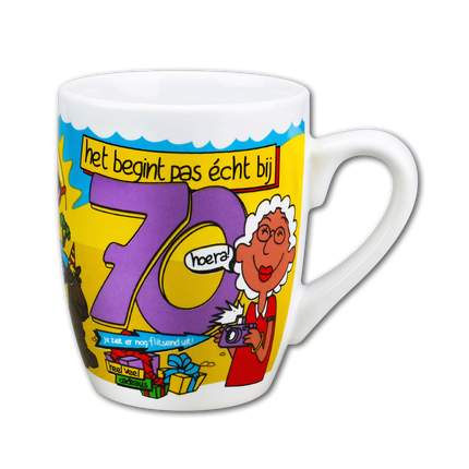 Mug 70 ans 12cm