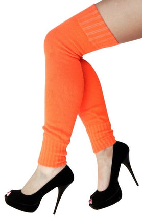 Jambières longues orange fluo