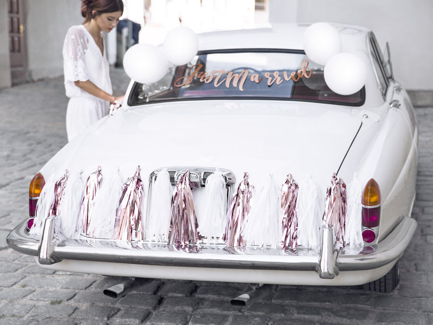 Set de décoration de voiture Wedding Just Married