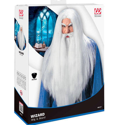 Sorcier à perruque blanche