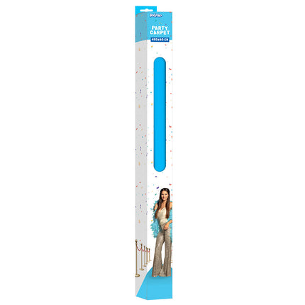 Chemin de table bleu clair 60cm 4.5m