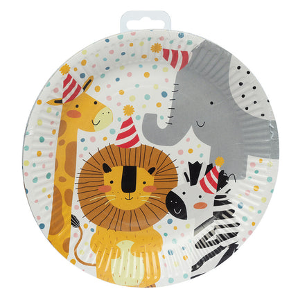 Assiettes Safari 23cm 8pcs