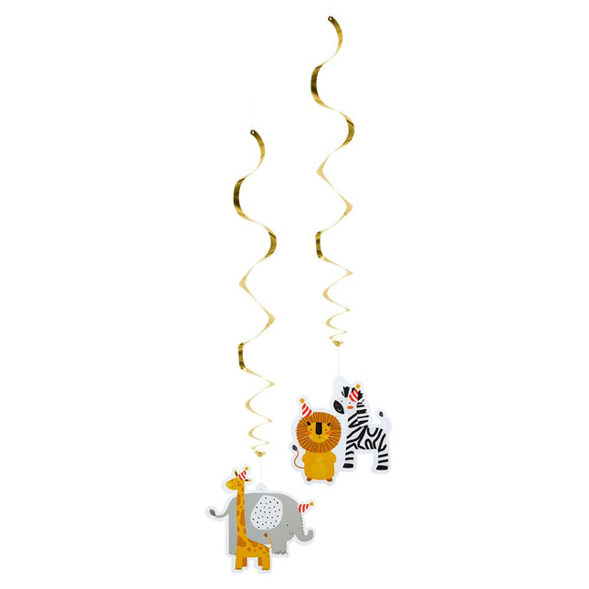 Décoration suspendue Jungle 85cm 2pcs