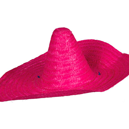 Chapeau mexicain rose