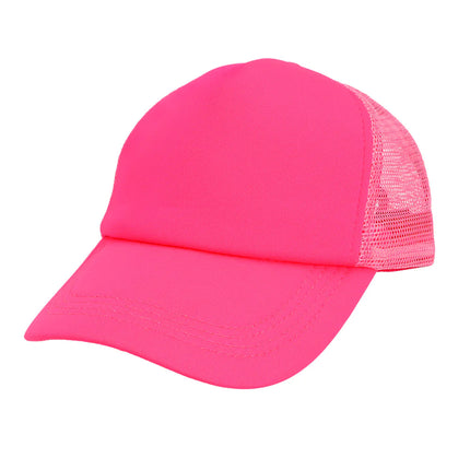 Casquette rose fluo ajustable