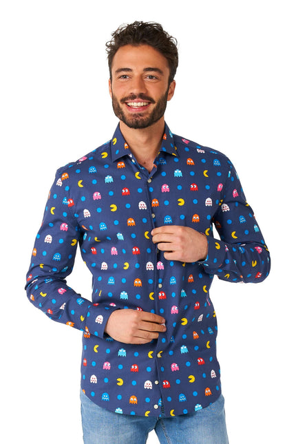 Chemise Pixel PAC-MAN Hommes <tc>OppoSuits</tc>
