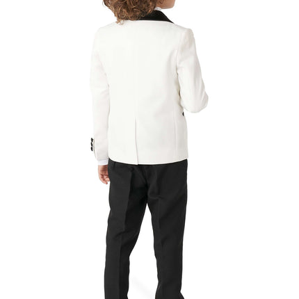 Garçon en smoking blanc <tc>OppoSuits</tc>