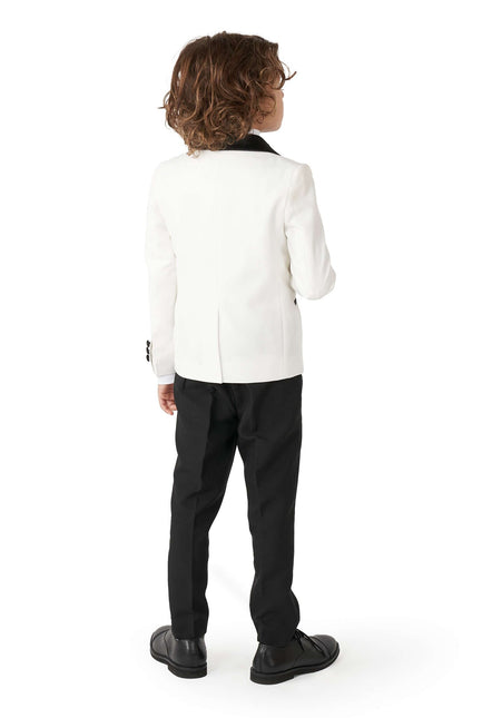 Garçon en smoking blanc <tc>OppoSuits</tc>