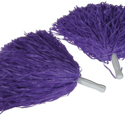 Pompons lilas 2pcs