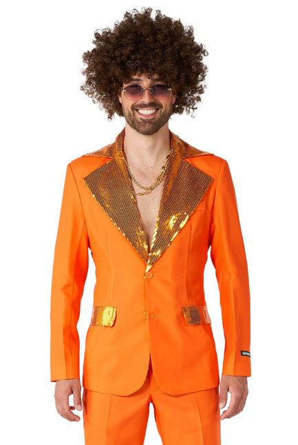 Costume Disco Orange Hommes <tc>Suitmeister</tc>