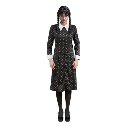 Costume Mercredi Robe Noir