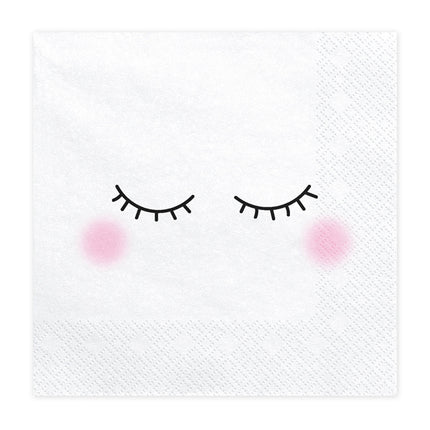 Serviettes de table Face 33cm 20pcs