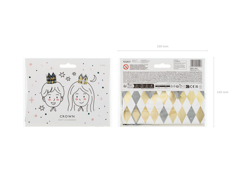 Papier couronne 11cm 2pcs