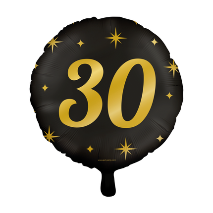 Ballon à l'hélium 30 ans vide 30cm
