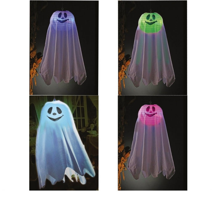 Décoration suspendue d'Halloween Lumière fantôme 60cm