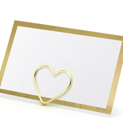 Porte-noms cadre doré 9.5cm 10pcs