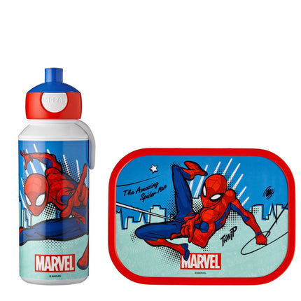 Ensemble de repas Campus Bouteille à boire+Boîte à lunch Spiderman