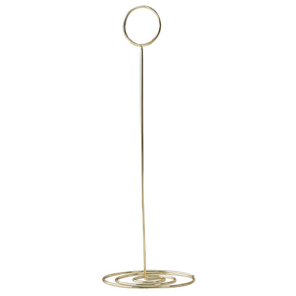 Porte-nom doré 22cm
