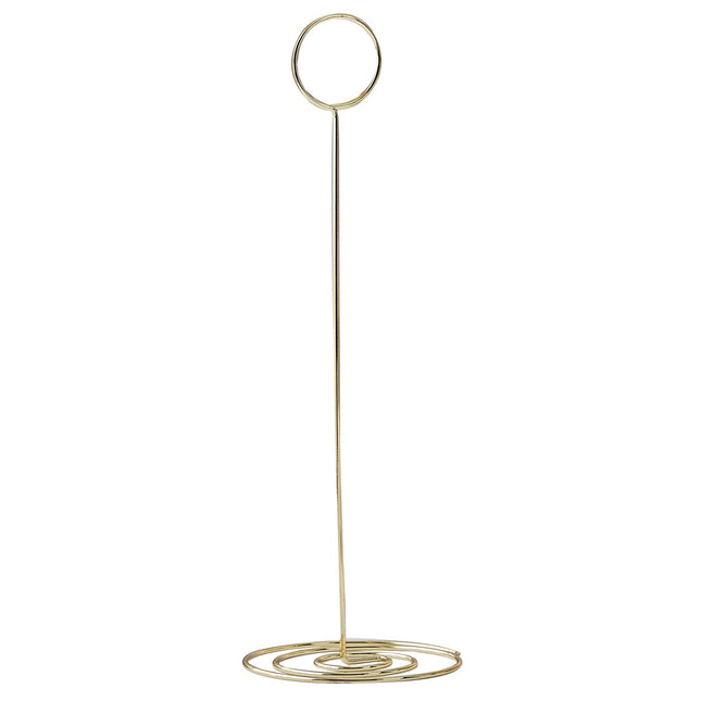Porte-nom doré 22cm