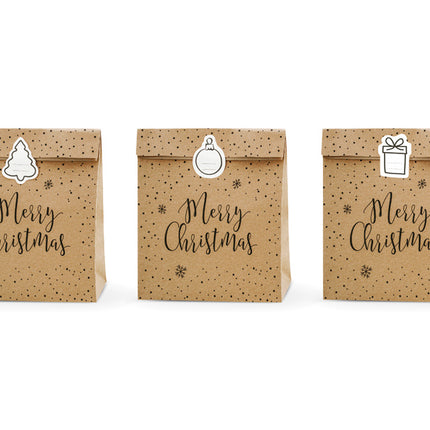 Sacs de fête de Noël Joyeux Noël 3pcs