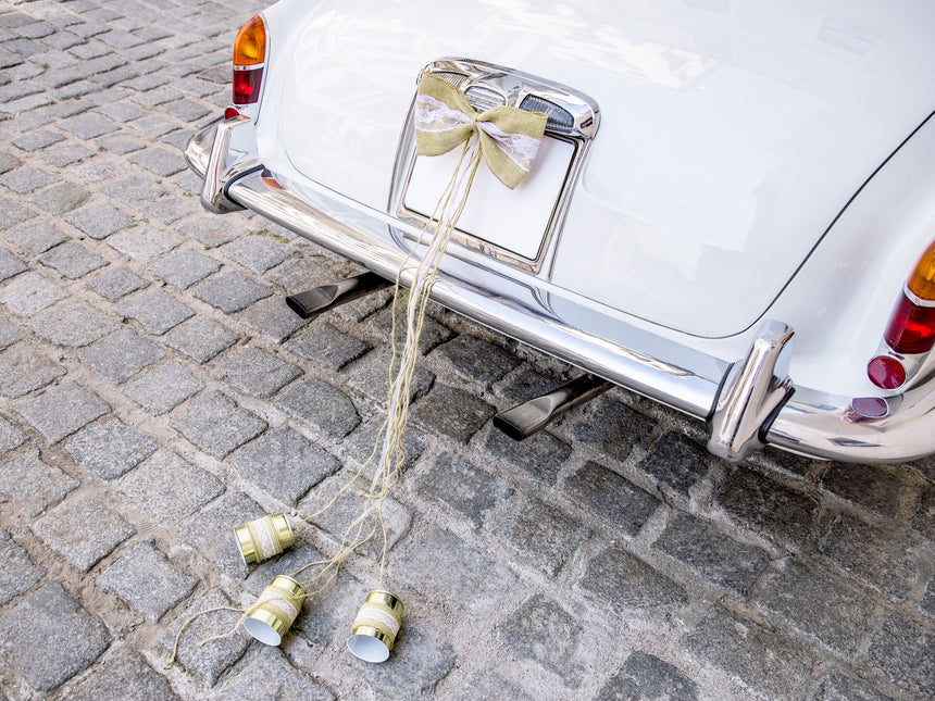 Ensemble de décoration de voiture Arcs de mariage