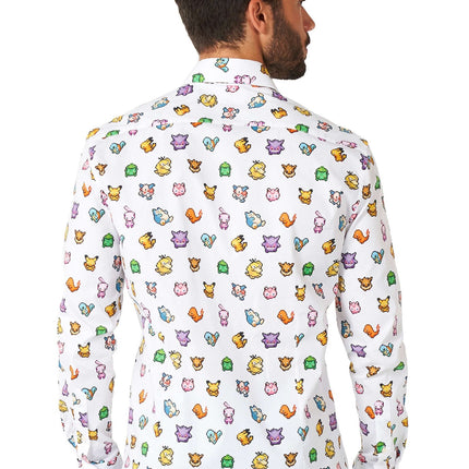 Chemise Pixel Pokémon Hommes <tc>OppoSuits</tc>