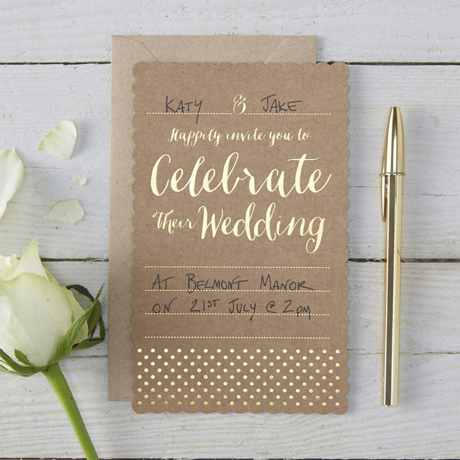 Invitations de mariage 17cm 10pcs