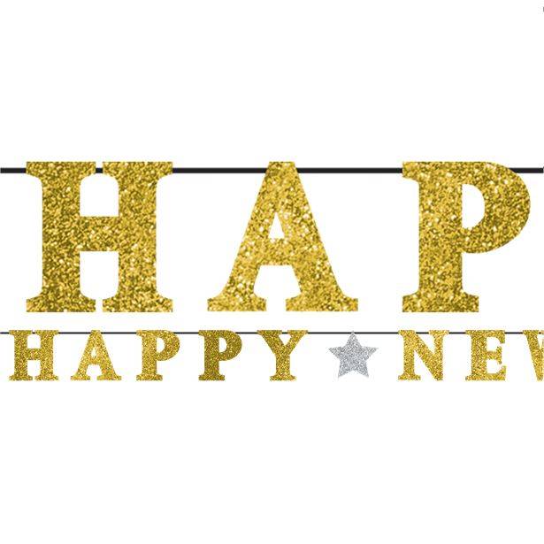 Guirlande de lettres de bonne année 3.6m