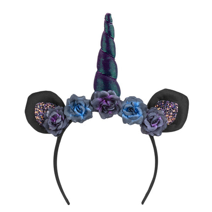 Bandeau à cheveux licorne violet