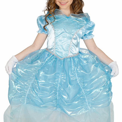 Robe de princesse bleue enfant