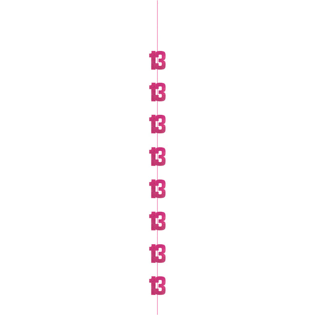 13 ans Décoration suspendue rose 1,52 m