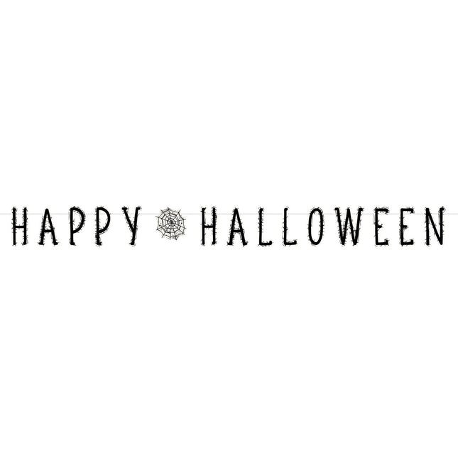 Guirlande de lettres Happy Halloween 1.8m