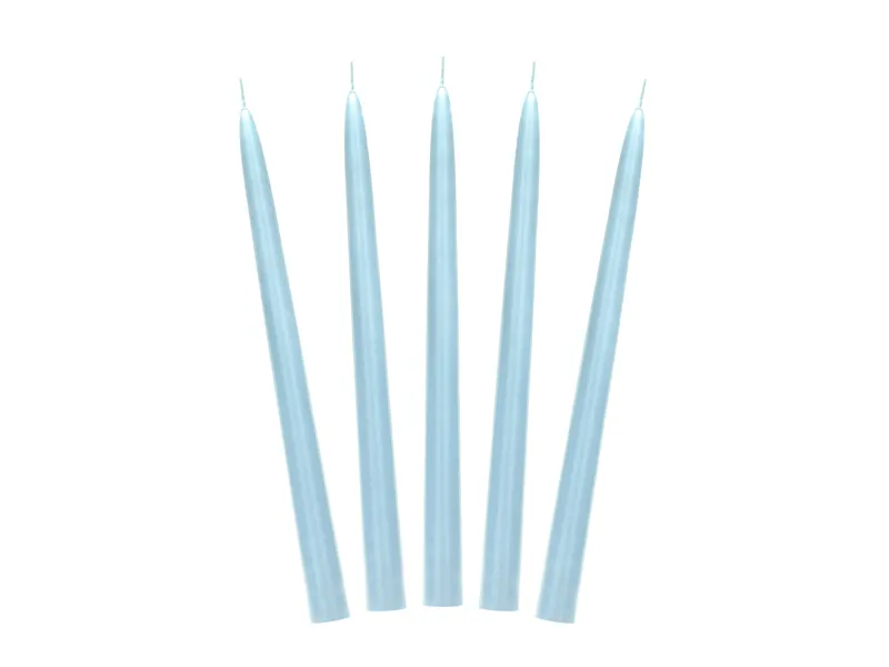 Bougies bleues 24cm 10pcs