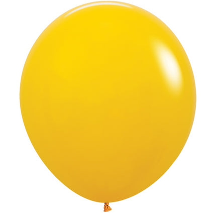 Ballons de baudruche jaune miel 45cm 25pcs
