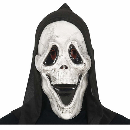Masque d'Halloween noir et blanc Fantôme