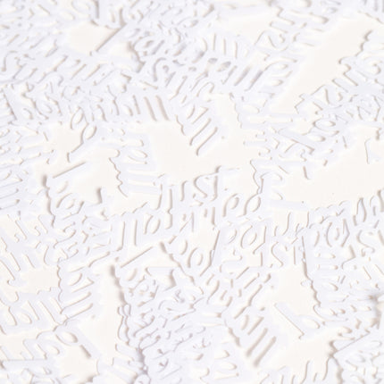 Confetti de table Just Married White