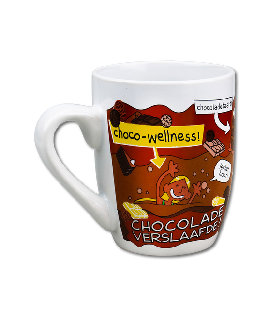 Mug Chocolate Addict 12cm