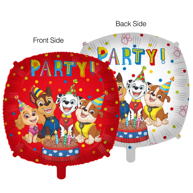 Paw Patrol Helium Balloon Party Double-sided Empty 46cm