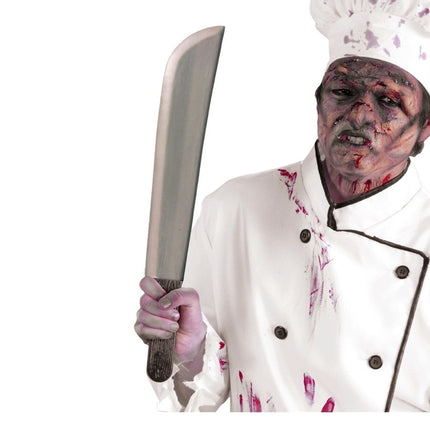 Machette d'Halloween grise 53cm