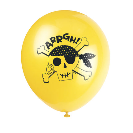 Ballons Pirate Arrgh 30cm 8pcs