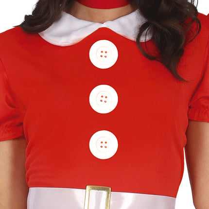 Costume de Minnie Mouse Rouge Blanc Dames