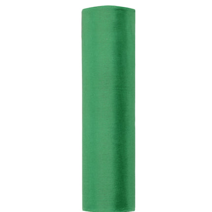 Tissu organza vert 16cm 9m