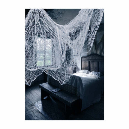 Toile d'araignée blanche 2.28m