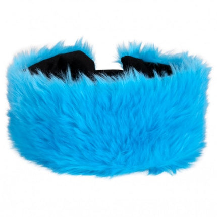Bandeau peluche bleu
