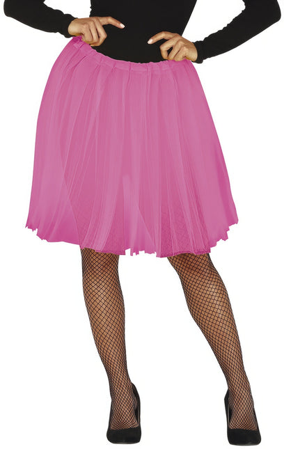 Tutu rose pour dames 60cm