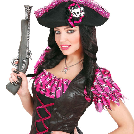 Faux pistolet de pirate 42cm